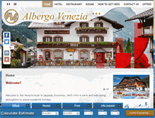 Tablet Screenshot of albergovenezia.net